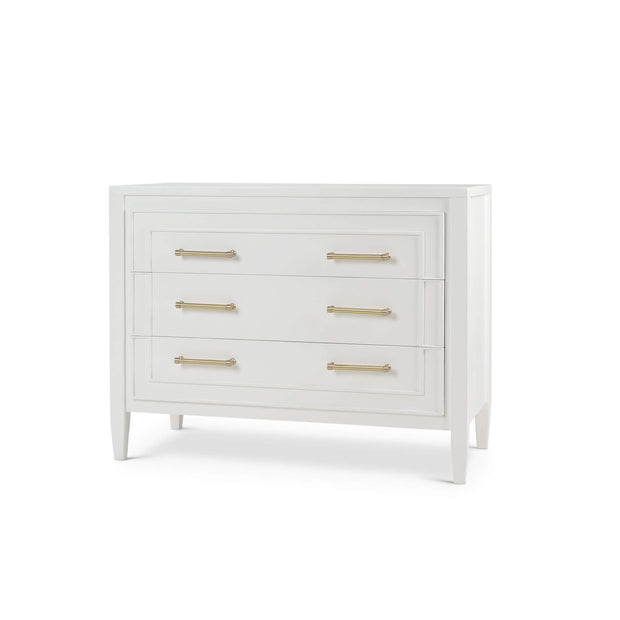 Belgravia 3 Drawer Dresser in True White