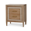 Belgravia Bedside Table w/ Rattan