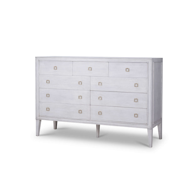 Rutland 9 Drawer Dresser - Off White