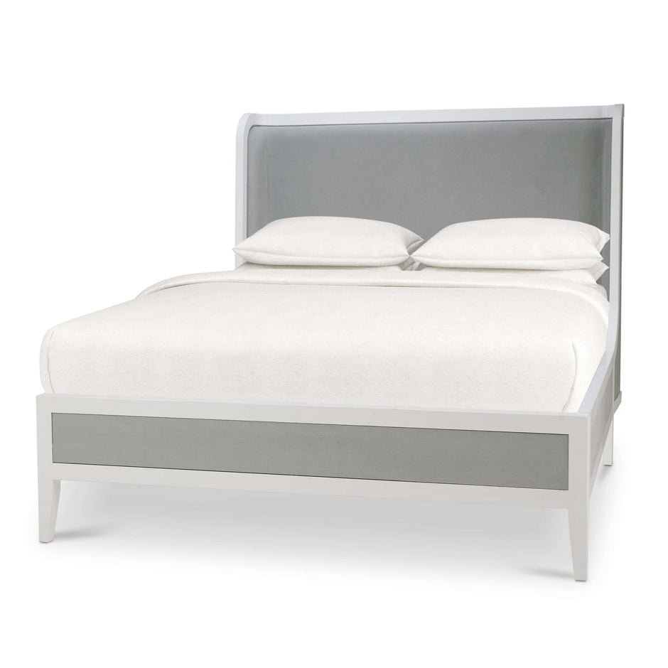 Mornington Upholstered & Linen Wrapped Bed Queen