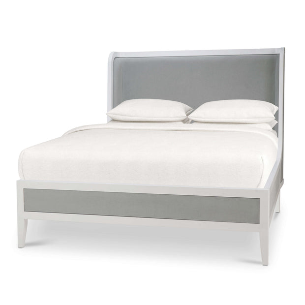 Mornington Upholstered & Linen Wrapped Bed Queen