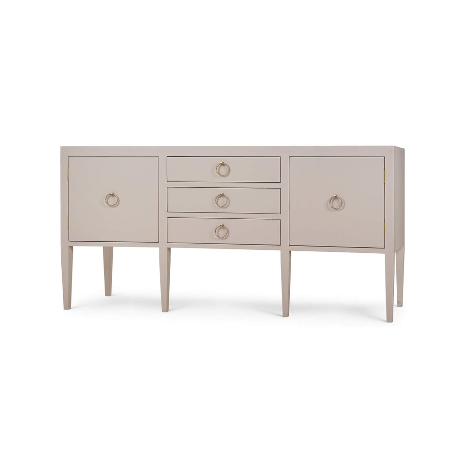 Westminster Concave Sideboard Linen Wrapped in Putty