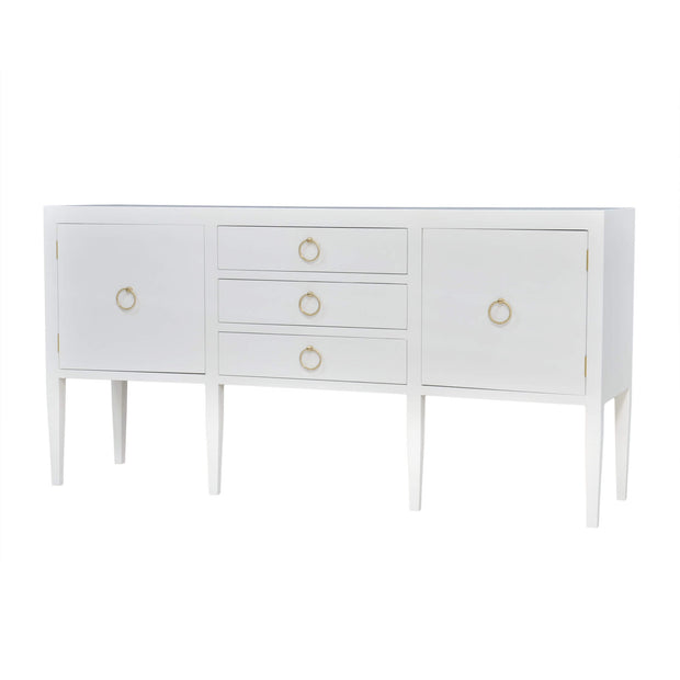 Westminster Concave Linen Wrapped Sideboard