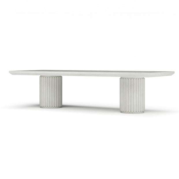 Portobello Rectangular Dining Table 120" - Off White