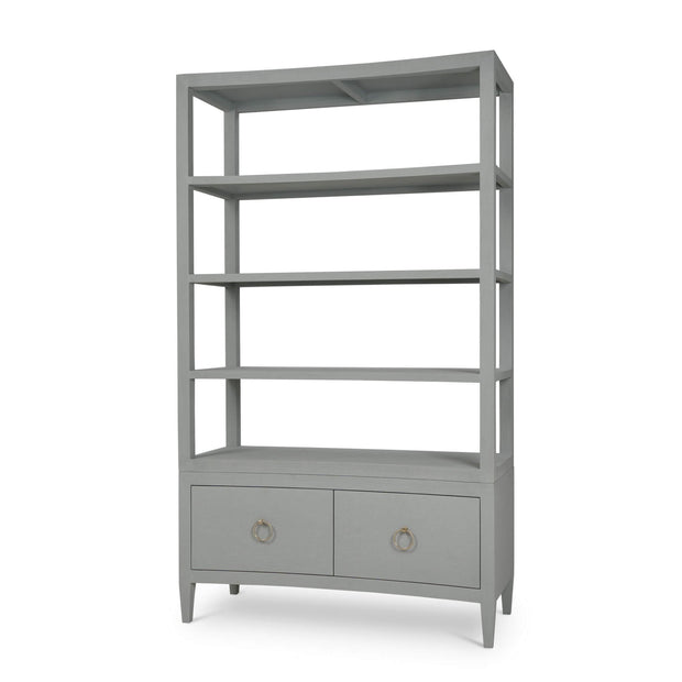Westminster Concave Linen Wrapped Shelving Unit