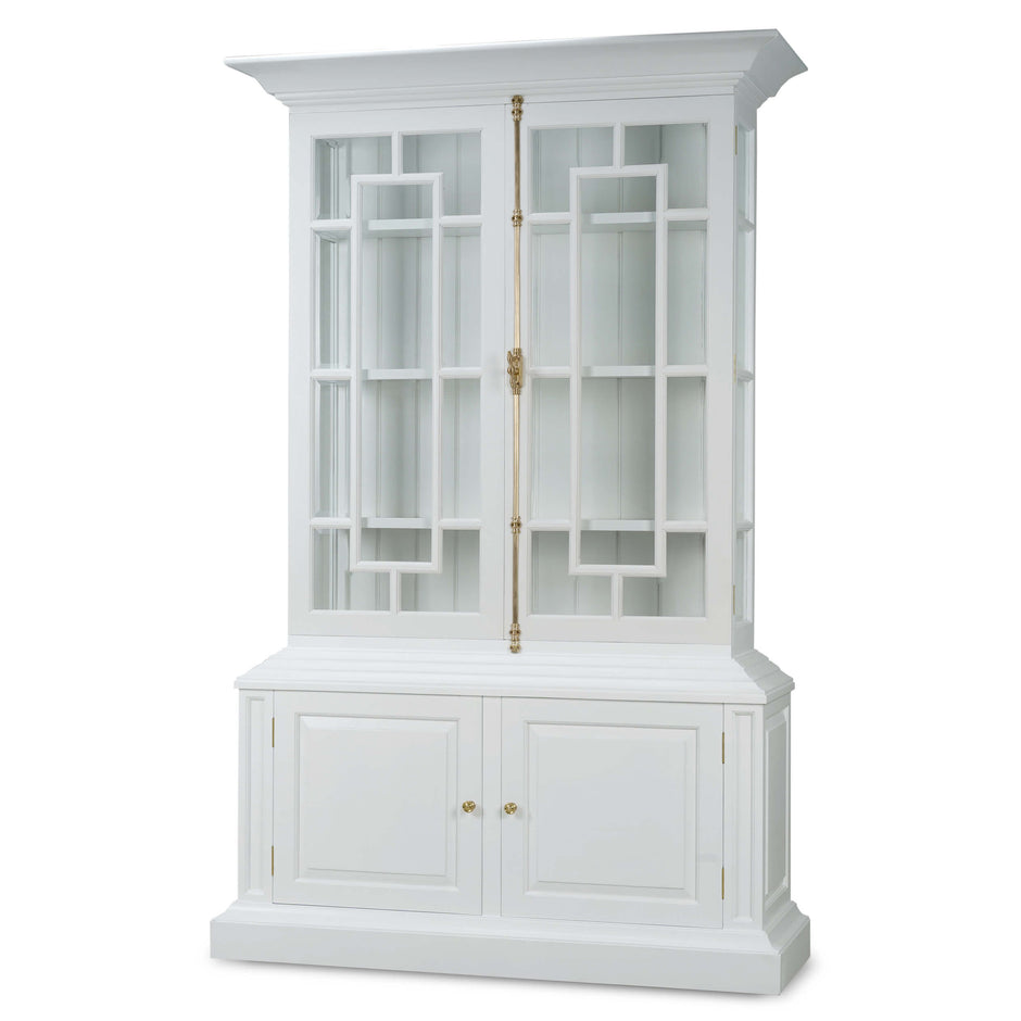 Bruges Display Cabinet - True White * (comes without distressing)