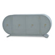Glastonbury Linen Wrapped Sideboard - Linen Pale Blue * lightly sanded to give a light weathered appearance.