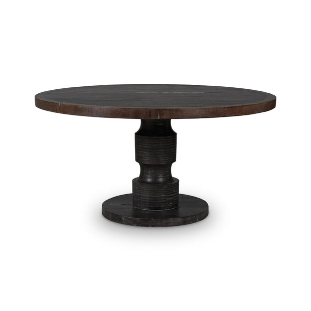 Beatnik Round Dining Table - Java Brown