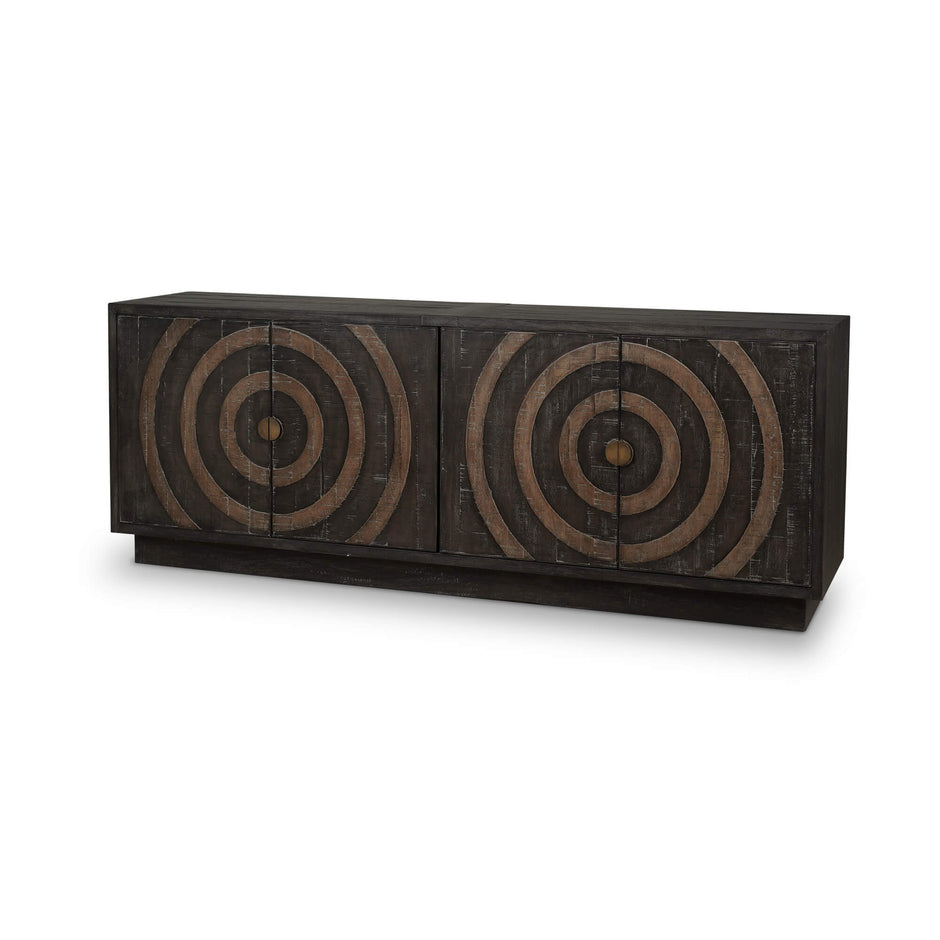 Beatnik Two Door Sideboard - Java Brown