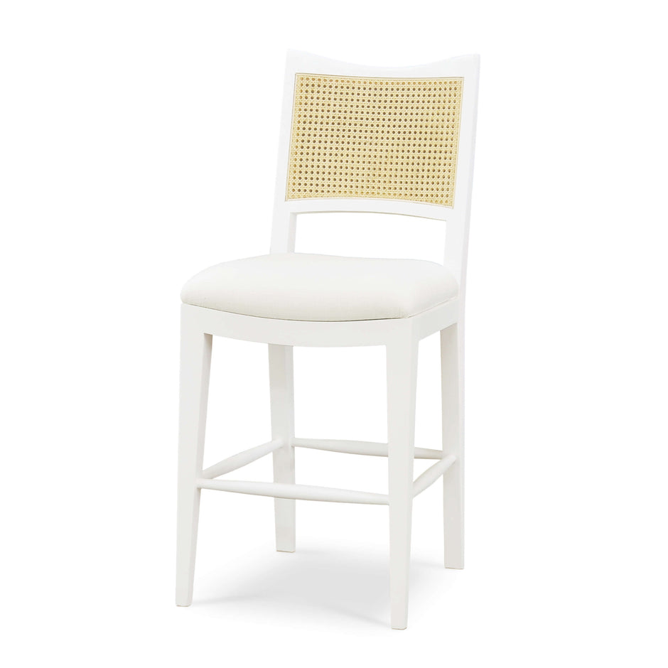 Dulwich Counter Stool - True White * (comes without distressing)