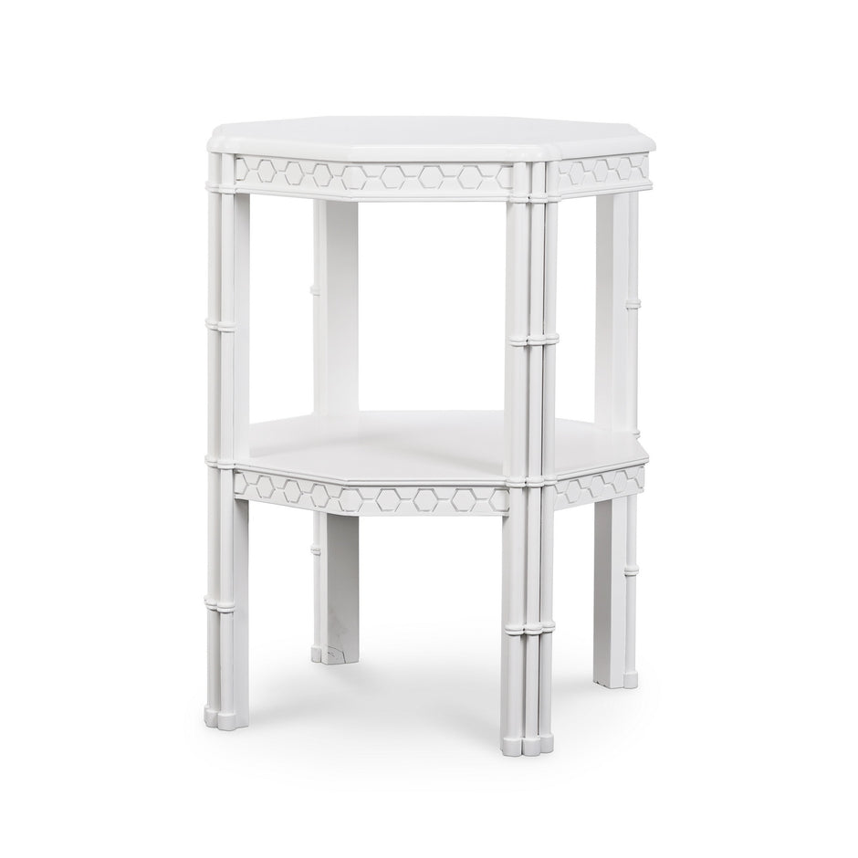 Hurlingham Side Table - True White * (comes without distressing)