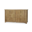 Brighton 6 Drawer Dresser in Fruitwood