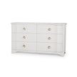 Brighton 6 Drawer Dresser - Rugged White (Premium +10% up charge)
