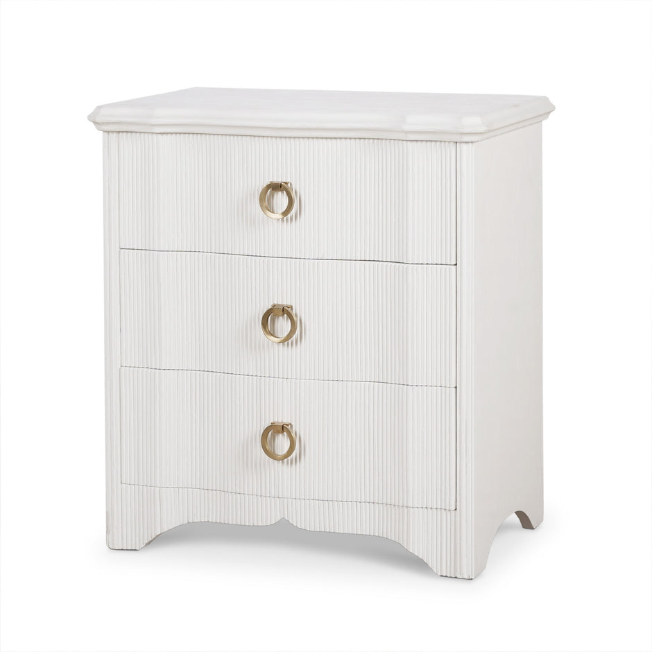 Brighton Nightstand - Rugged White (Premium +10% up charge)