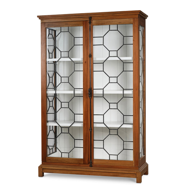Ceylon Display Cabinet - Antique French Oak (*this finish requires bleaching, which often leads to variations in wood color)