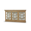 Bruges 3 Door Credenza in Fruitwood w/ True White Interior
