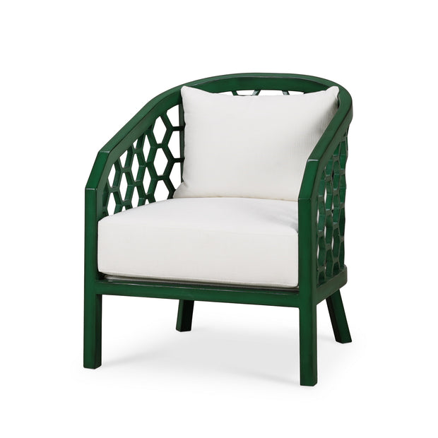 Ceylon Club Chair - Jade Green  * (comes without distressing)