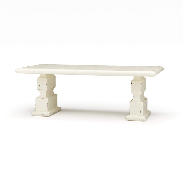 Boscombe Rectangular Dining Table 84" - White Harvest