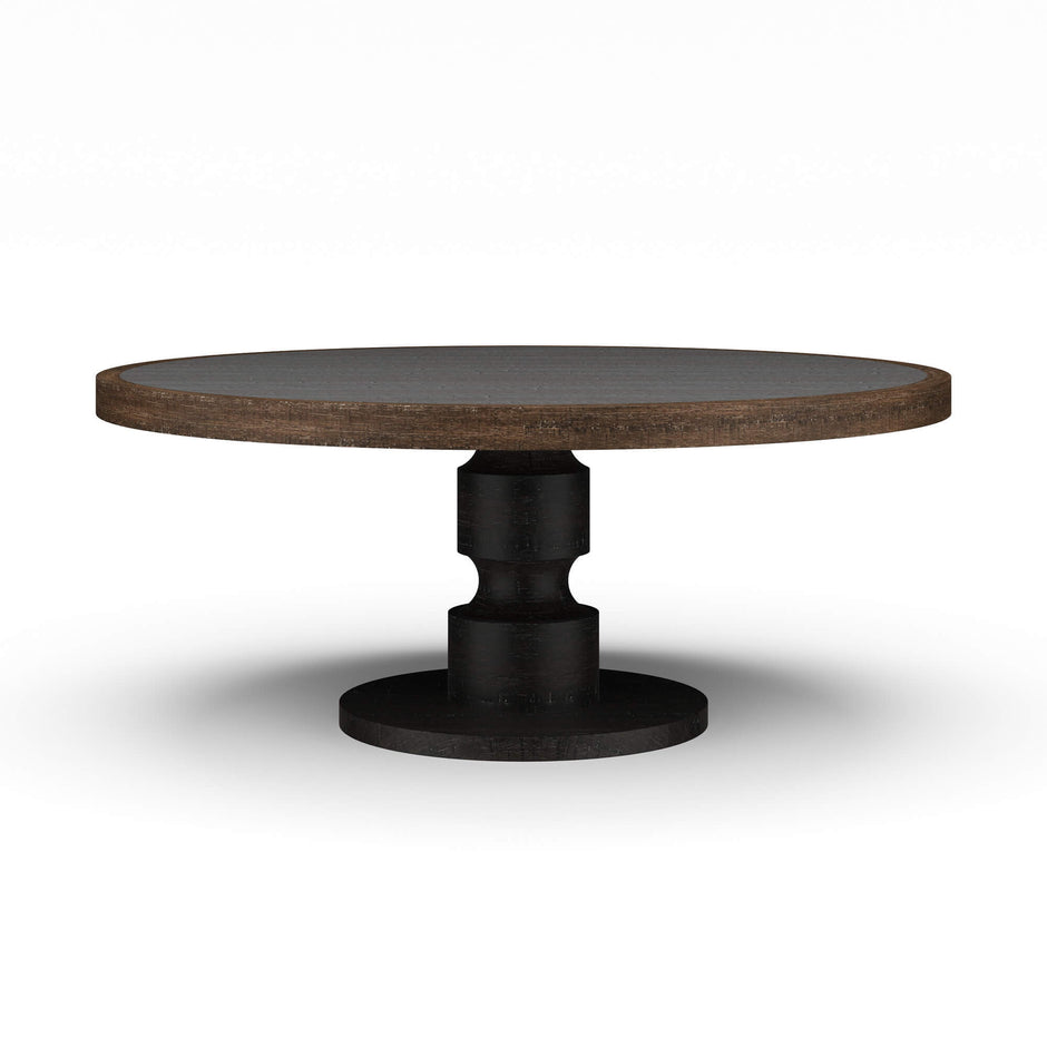 Beatnik Round Dining Table 72" - Java Brown