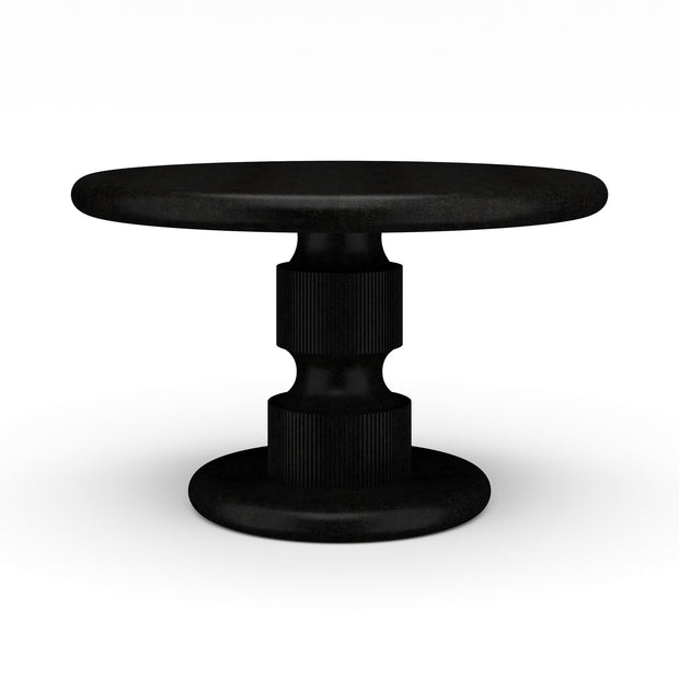 Bilbao Round Dining Table 48" - Vintage Black
