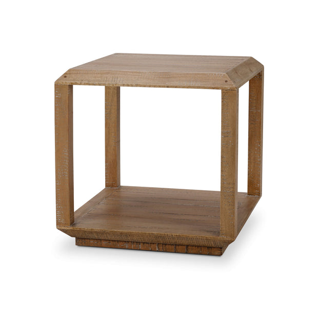 Tribeca End Table - Rustic White Cloud (*This finish is available exclusively on Tribeca & Beatnik Collection line items)