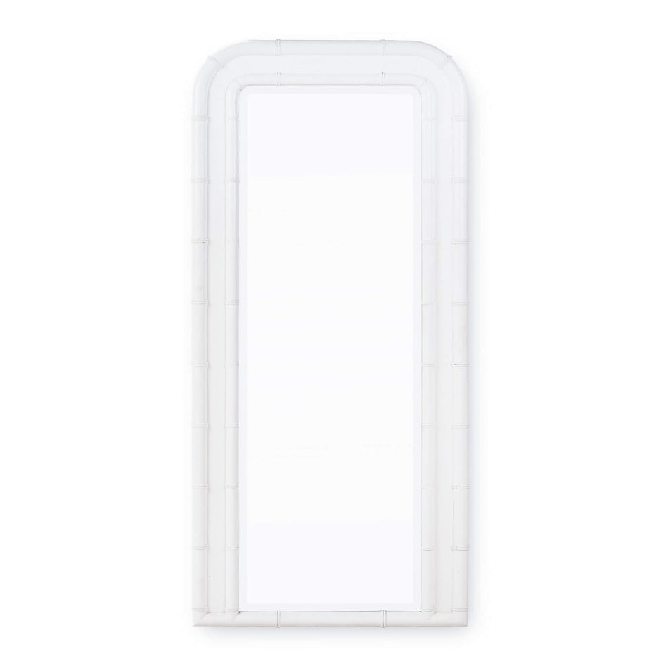 Chelsea Arched Mirror in Architectural White