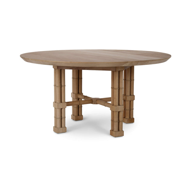 Farringdon Round Dining Table - Sandbar (*This finish requires bleaching, which often leads to variations in wood color.)