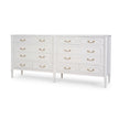 Chelsea 12 Drawer Dresser - True White * (comes without distressing)