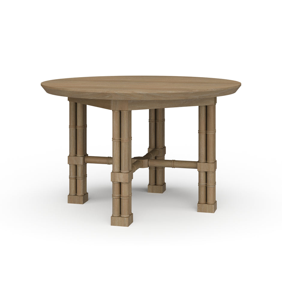 Farringdon Round Dining Table 48'' - Sandbar (*This finish requires bleaching, which often leads to variations in wood color.)