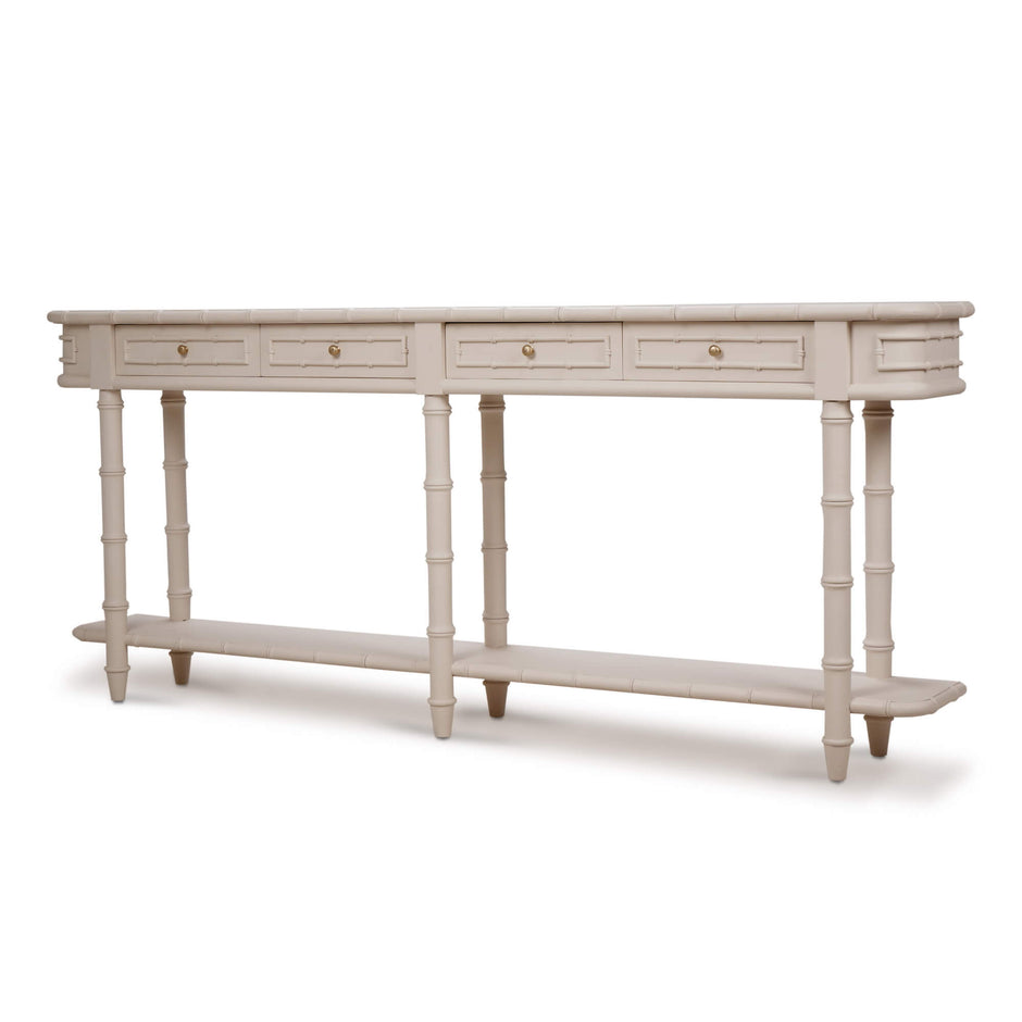 Hurlingham Long Console in Putty