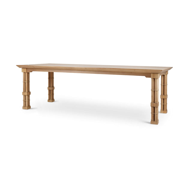 Farringdon Rectangular Dining Table 96'' - Fruit Wood (*this finish requires bleaching, which often leads to variations in wood color)