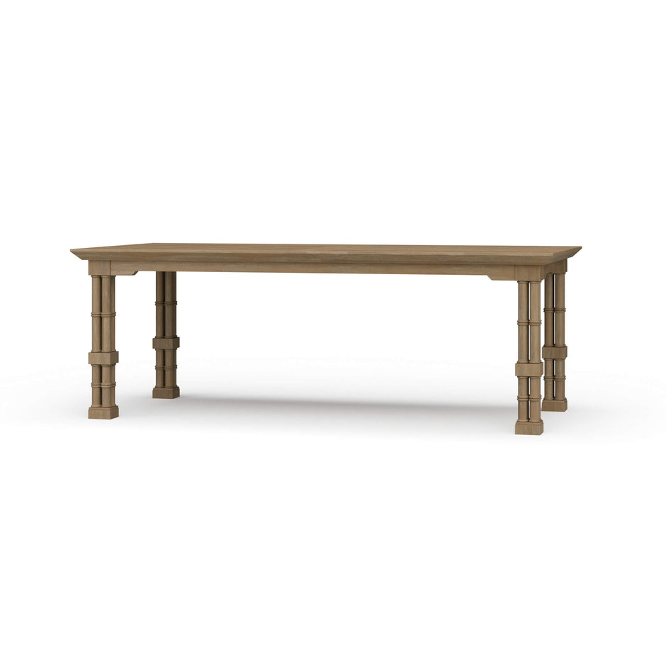 Farringdon Rectangular Dining Table 84'' - Sandbar (*This finish requires bleaching, which often leads to variations in wood color.)