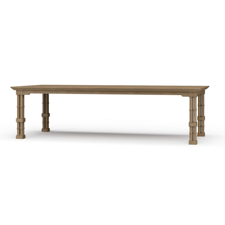 Farringdon Rectangular Dining Table 108'' - Sandbar (*This finish requires bleaching, which often leads to variations in wood color.)