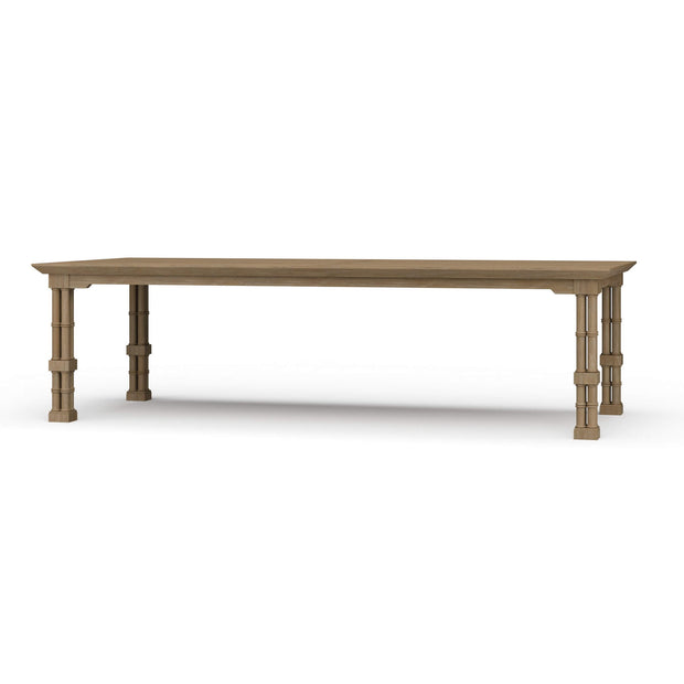 Farringdon Rectangular Dining Table 108'' - Sandbar (*This finish requires bleaching, which often leads to variations in wood color.)
