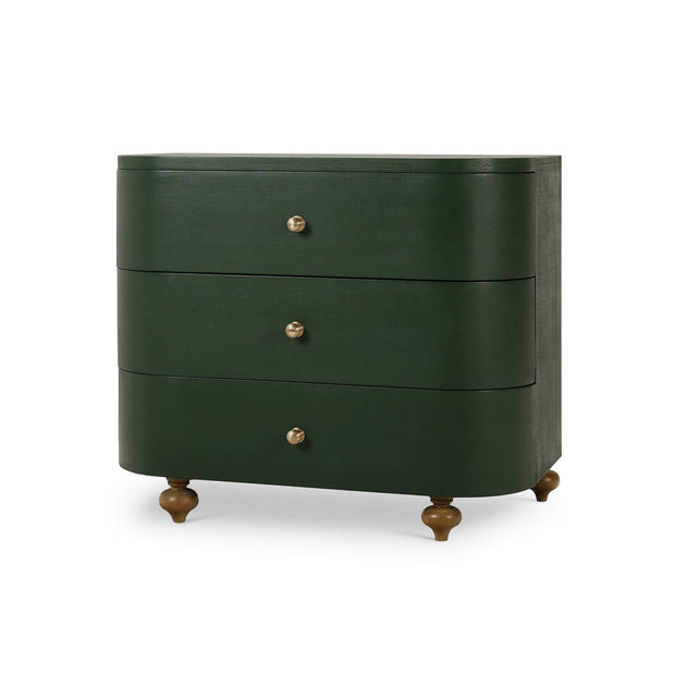 Fenchurch Linen Wrapped 3 Drawer Dresser - Linen Ivy