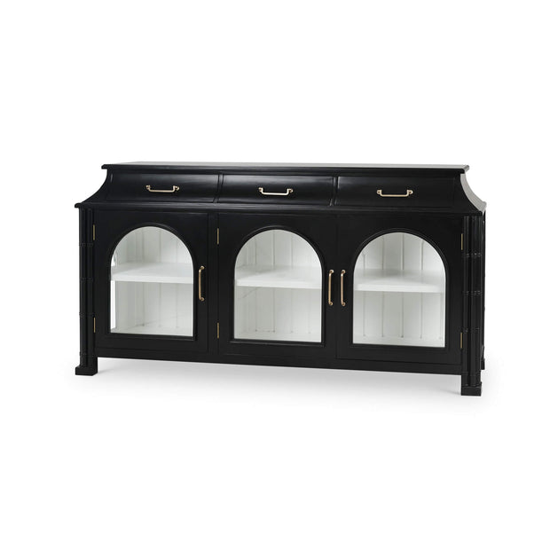 Farringdon 3 Door Orangery Cabinet - Batavia Black