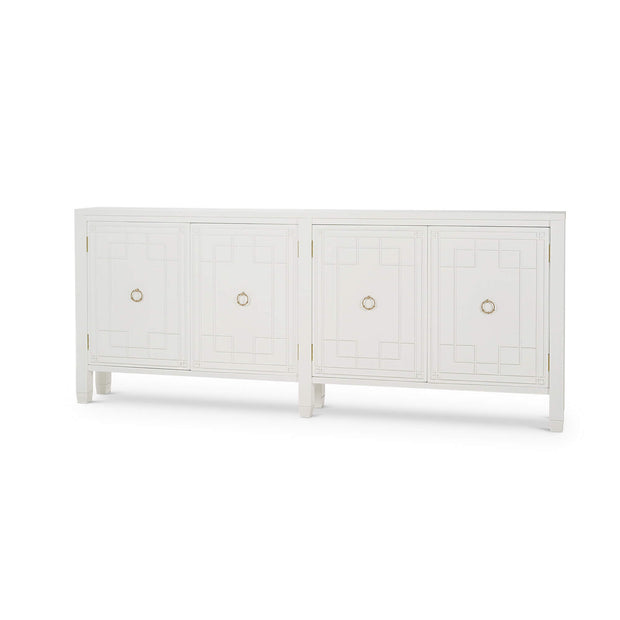 Knightsbridge Long Narrow Sideboard - True White * (comes without distressing)