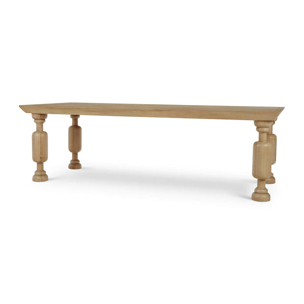 Chatsworth Dining Table - Sandbar (*This finish requires bleaching, which often leads to variations in wood color.)