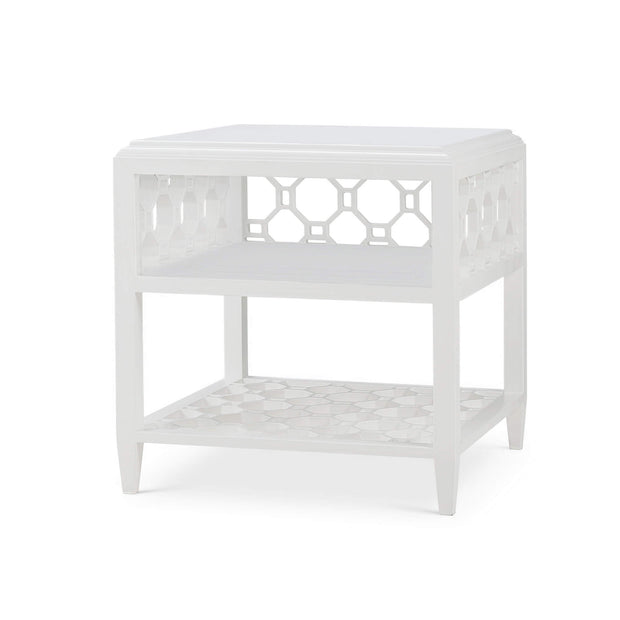 Claridge End Table - True White * (comes without distressing)