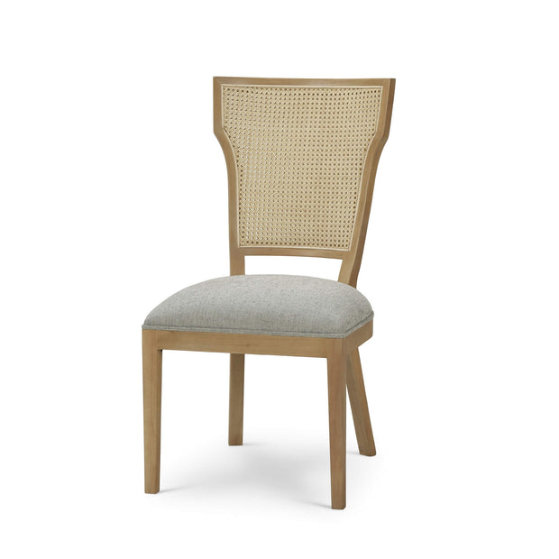 Aldgate Dining Chair w/ Rattan Back - Fruit Wood (*this finish requires bleaching, which often leads to variations in wood color)