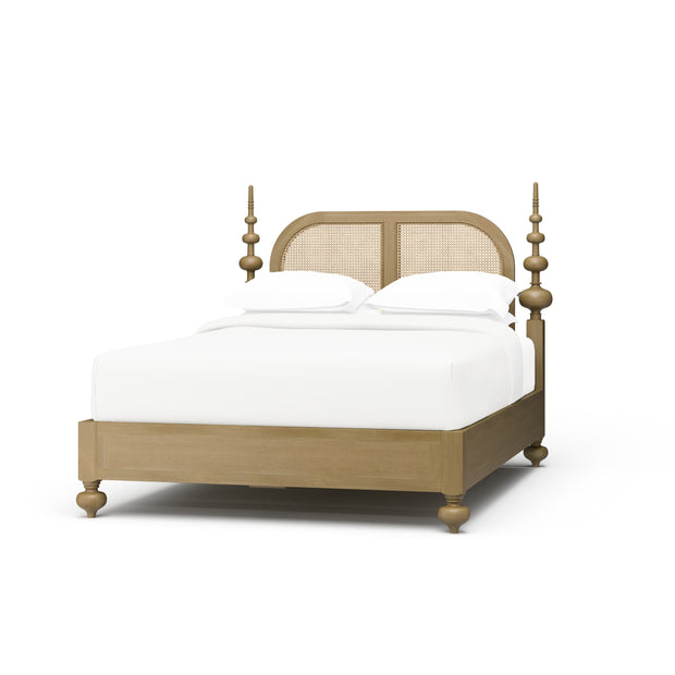 Fenchurch Queen Bed - Fruit Wood (*this finish requires bleaching, which often leads to variations in wood color)