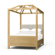 Knightsbridge 4 Poster Queen Bed - Fruit Wood (*this finish requires bleaching, which often leads to variations in wood color)