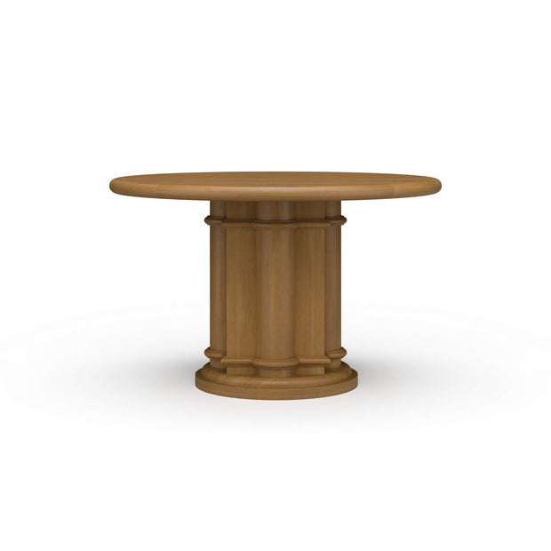 Hobsons Round Dining Table 48'' - Fruit Wood (*this finish requires bleaching, which often leads to variations in wood color)