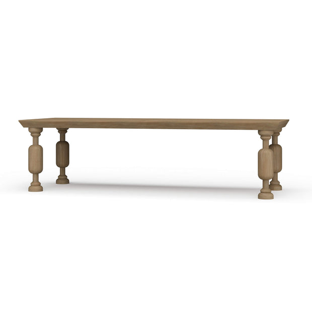Chatsworth Dining Table 108'' - Sandbar (*This finish requires bleaching, which often leads to variations in wood color.)