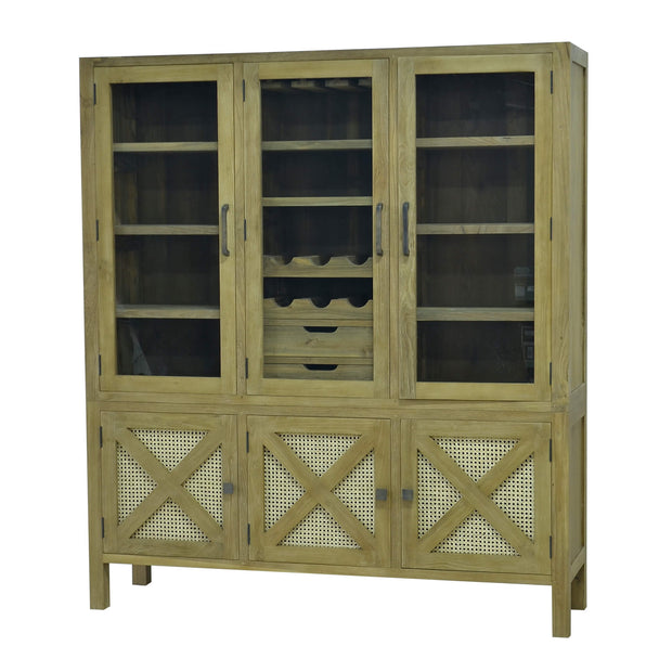 Silvia Wine Cabinet - Reclaimed Teak