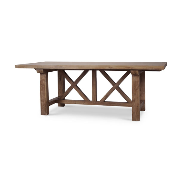 Silvia Dining Table 84" - Reclaimed Teak