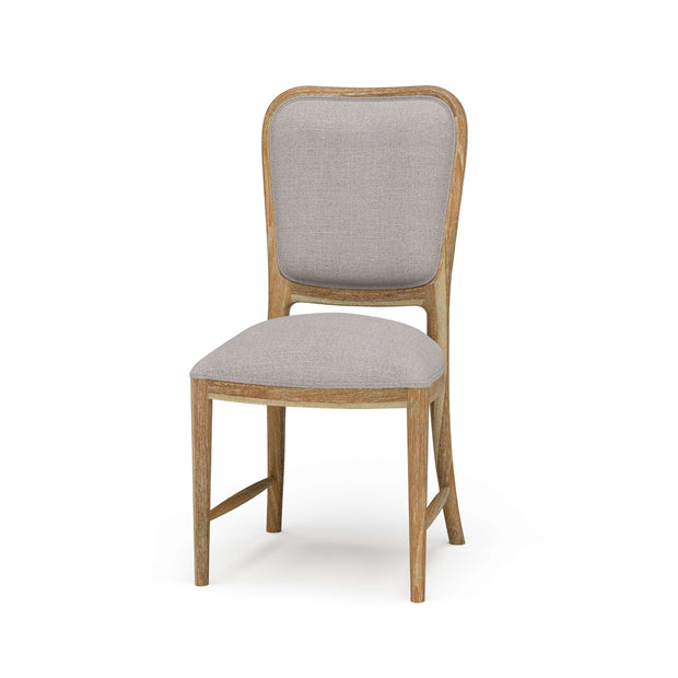Laurna Dining Chair w/ Upholstered Back - Teak