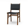 Logan Dining Chair w/ Leather - Teak
