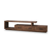 Tuscan Teak Media Console in Tuscan Brown
