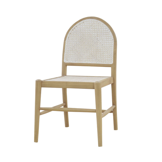 Serenity Dining Chair w/ Rattan Seat & Back